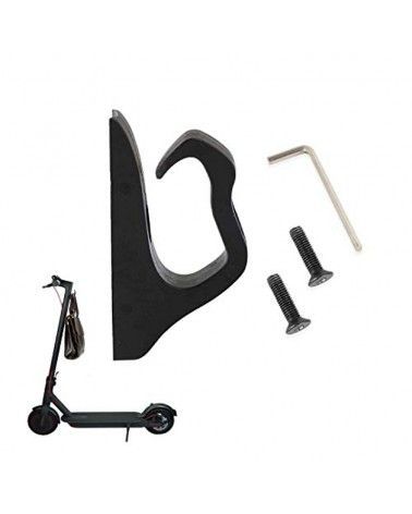 Gancho para transportar bolsas en el manillar de patinete eléctrico Xiaomi y similares de color negro