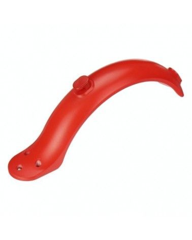 Guardabarros trasero para patinete en color rojo ideal para Xiaomi.