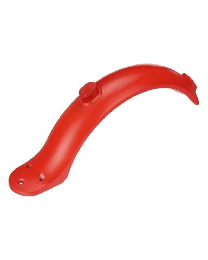 Guardabarros trasero para patinete en color rojo ideal para Xiaomi.
