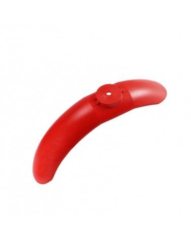 Guardabarros delantero para scooter eléctrico Xiaomi en color rojo.