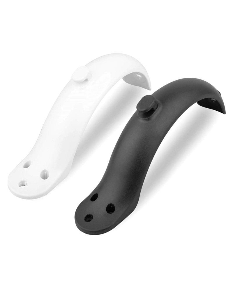 Guardabarros trasero para patinete eléctrico de colores blanco o negro.