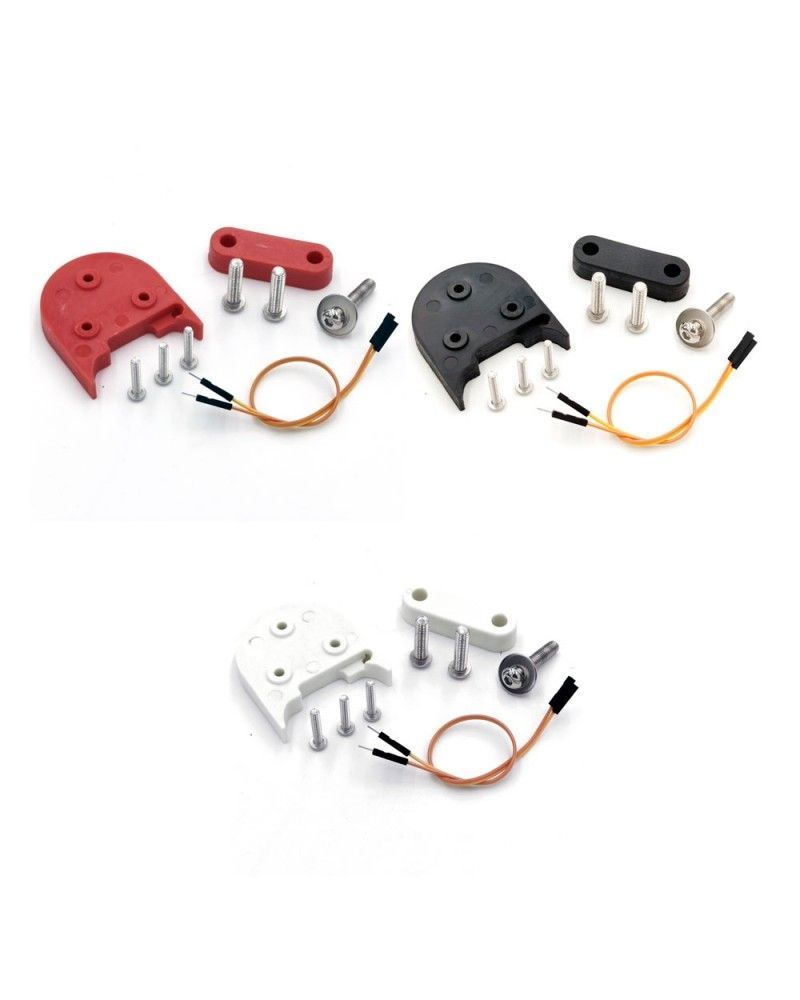 Kit de alzas para la instalación de ruedas de 10 pulgadas en patinete eléctrico.