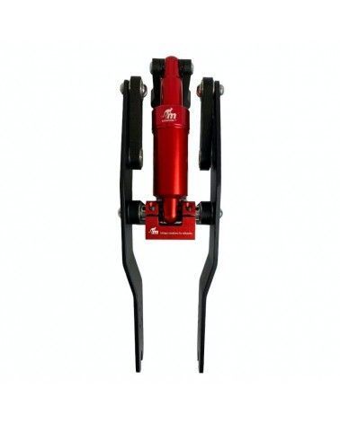 Suspensión delantera Monorim original rojo y negro para patinete eléctrico Xiaomi M365, 1S, PRO, PRO2, Essential.