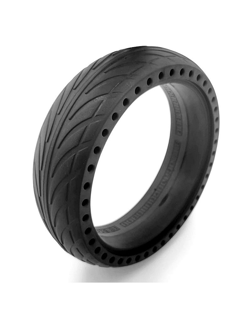 Rueda maciza perforada 8×2.125 para patinete electrico.