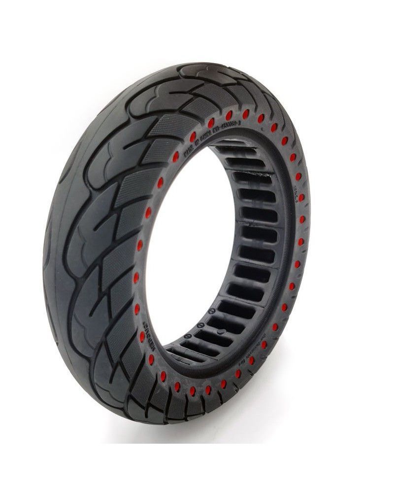 Rueda maciza ultraligera 10×2,5 Puntos Color rojo (llantas de 44mm)