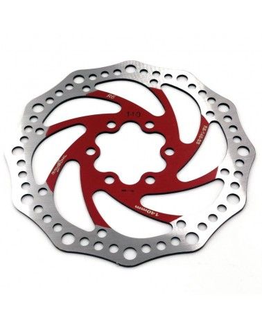 Discos de freno 140mm Color  rojo.