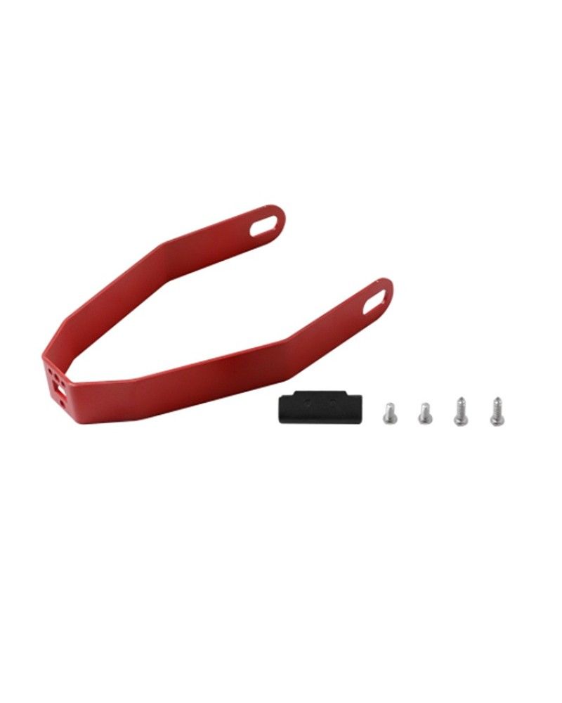 soporte refuerzo guardabarros xiaomi metálico rojo