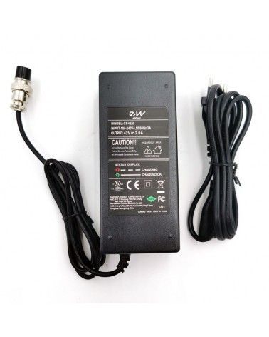 Cargador premium 36V2A conector GX16